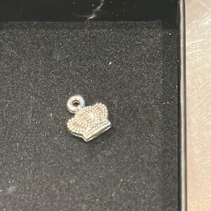 Elegant Silver Crown Pendant